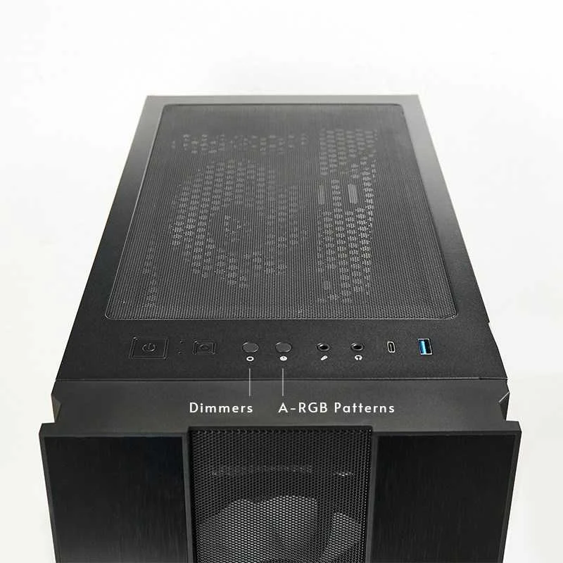 CHIEFTEC Hunter 2 gaming chassis ATX Juodas