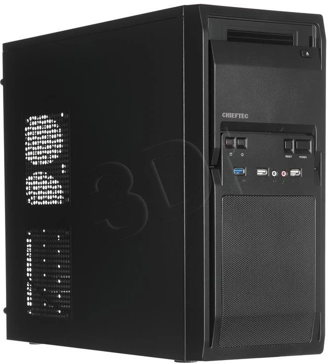 PC korpusas be PSU Chieftec LG-01B-OP USB 3.0
