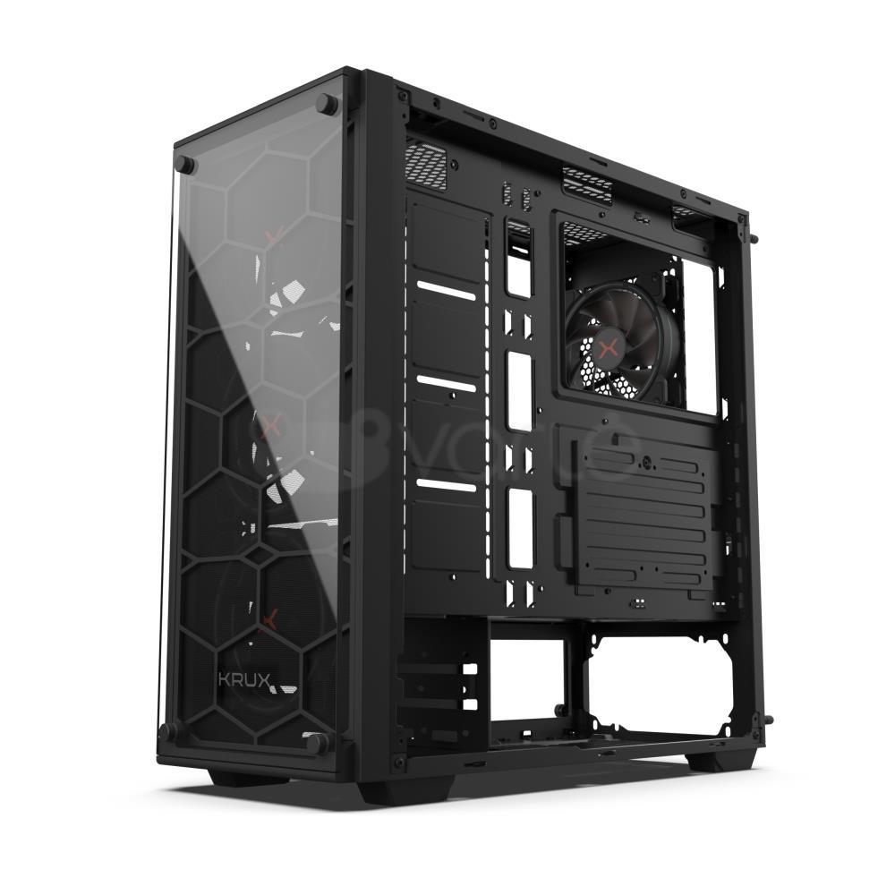 Korpusas KRUX Leda KRX0007, juodas