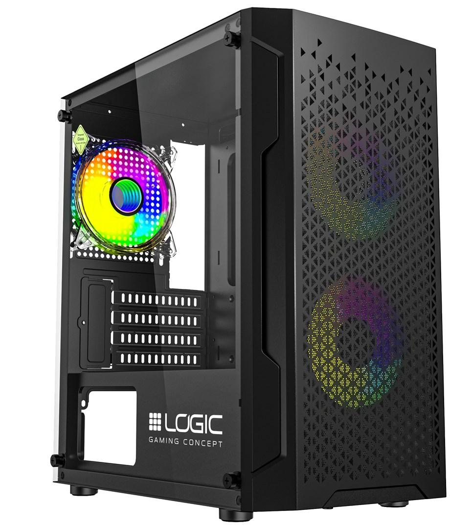 Modecom kompiuterio korpusas be maitinimo šaltinio Logic Aramis ARGB MINI USB 3.0