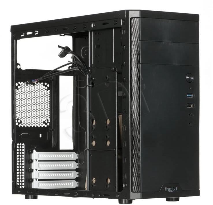 „Fractal Design“ | „CORE 1100“ | Juodas | „Micro ATX“ | ATX maitinimo šaltiniai, iki 185 mm, jei sumontuotas tipinio ilgio optinis įrenginys