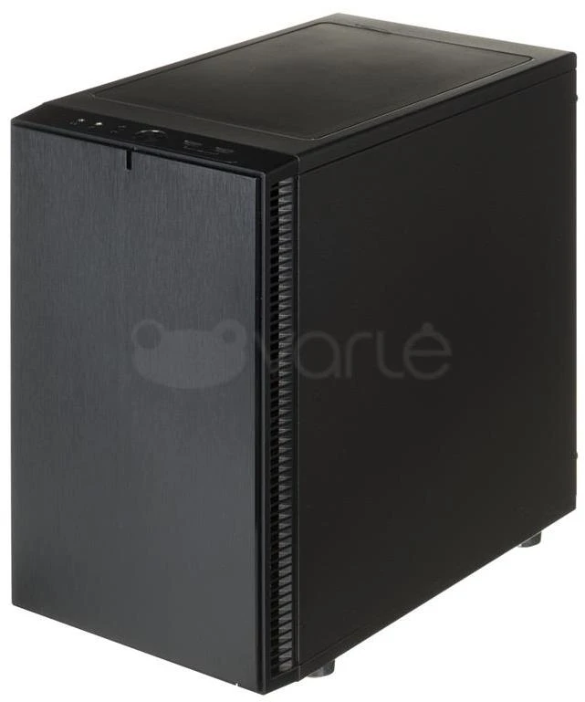 Fractal Design Define Nano S - Langas Šoninis langas, Juodas, ITX, Maitinimo blokas įtrauktas Nr
