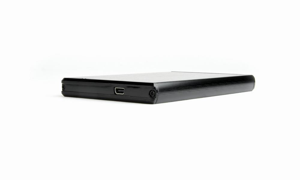 GEMBIRD EE2-U3S-3 Gembird HDD/SSD enclosure for 2.5 SATA - USB 3.0, brushed aliuminio, Juodas