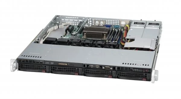 Supermicro CSE813MFTQC-R407CB Stovas (1U)