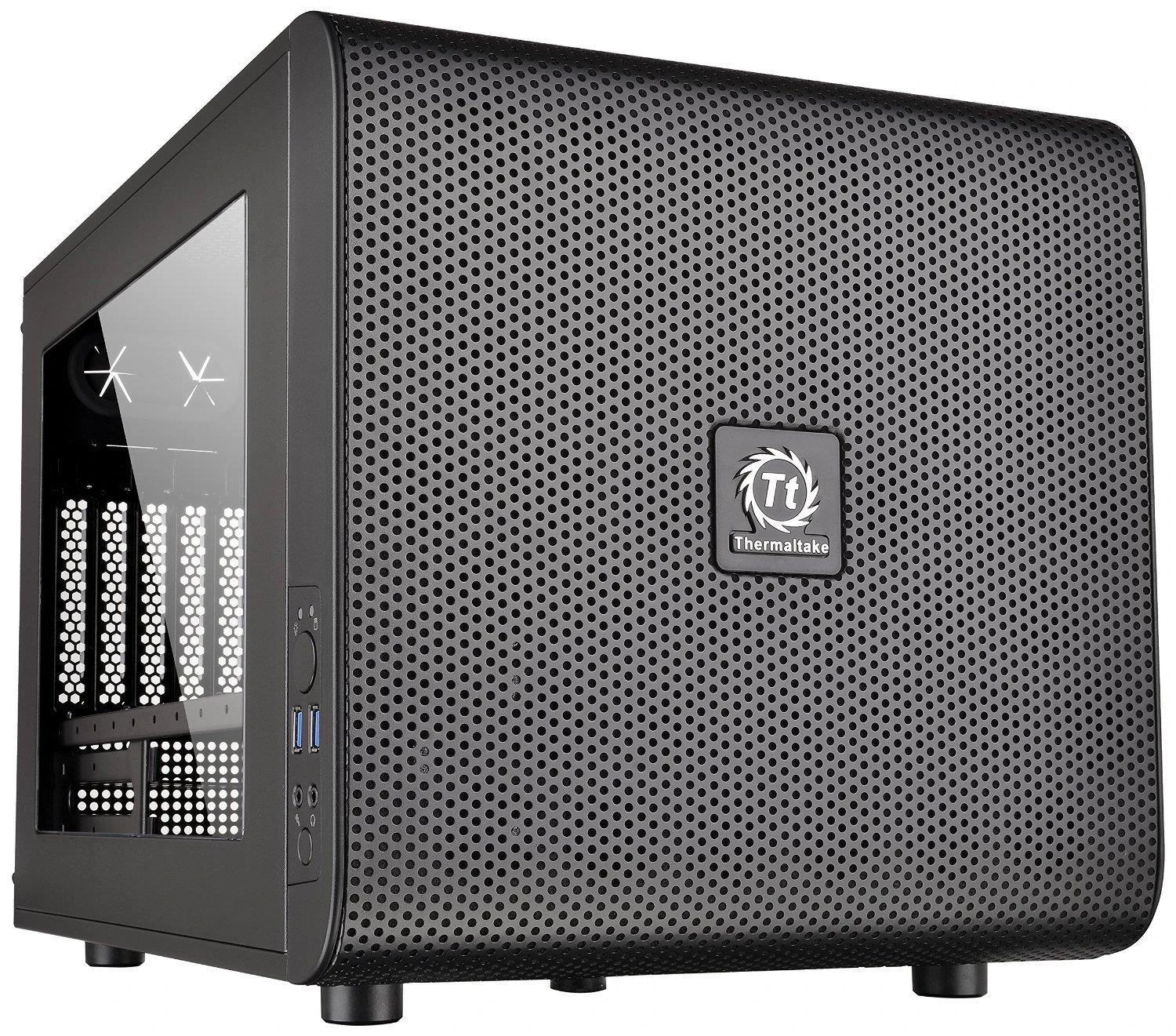 Korpusas Thermaltake Core V21 microATX Window Juodas