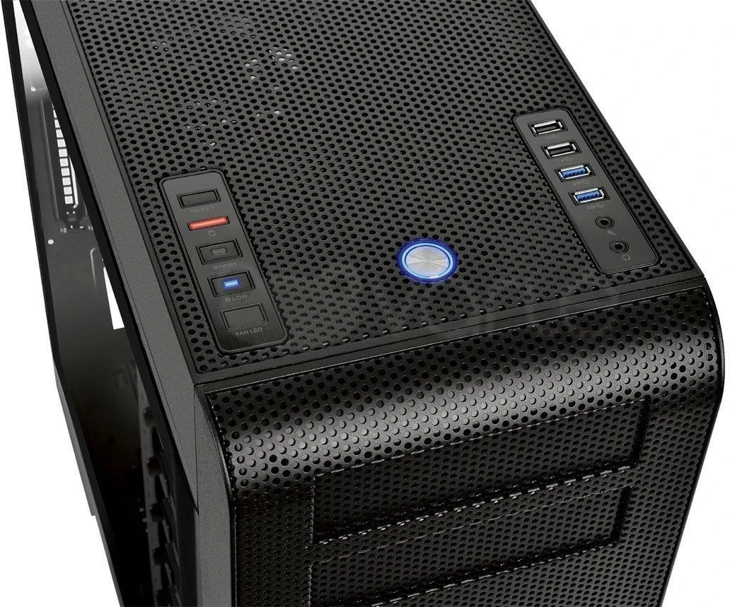 Housing Thermaltake Core V71 TG CA-1B6-00F1WN-04 (ATX, Extended ATX, Micro ATX, Mini ITX, juodos spalvos)