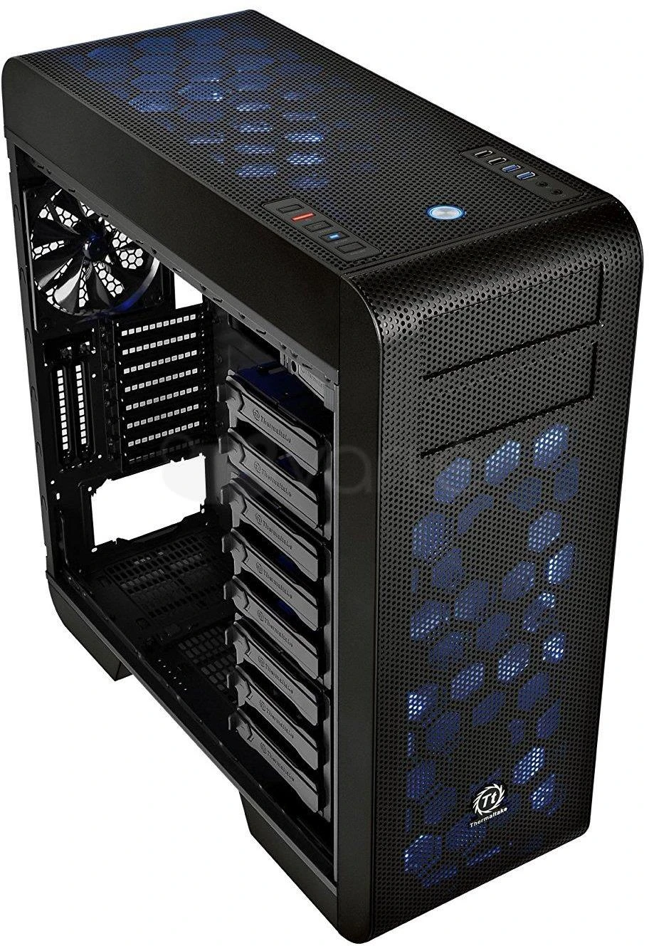 Housing Thermaltake Core V71 TG CA-1B6-00F1WN-04 (ATX, Extended ATX, Micro ATX, Mini ITX, juodos spalvos)