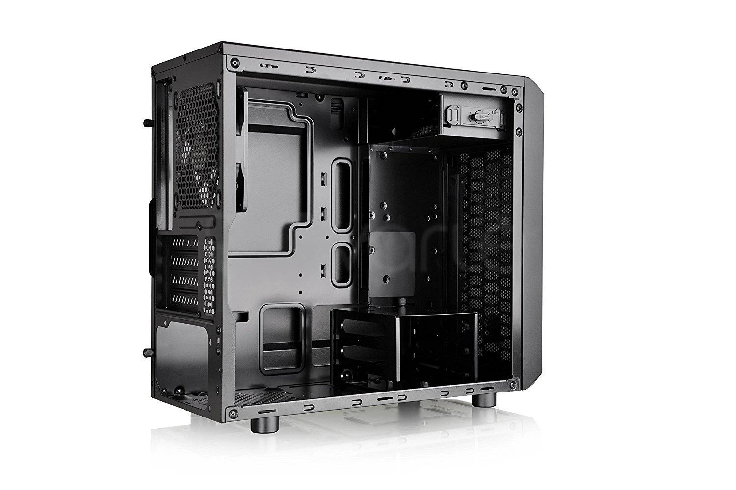 THERMALTAKE Versa H15 Micro Tower, i/O jungtys 1xUSB 3.0,1xUSB 2.0,1x HD Audio, visiškai modulinė koncepcija, kabelių valdymas