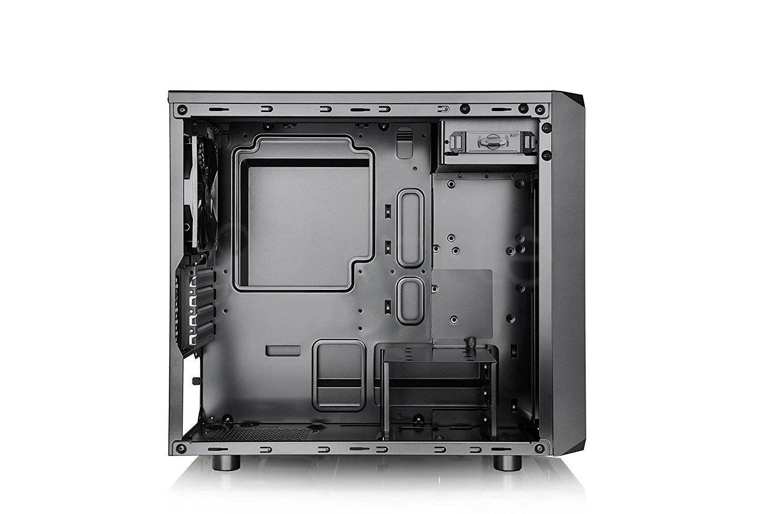 THERMALTAKE Versa H15 Micro Tower, i/O jungtys 1xUSB 3.0,1xUSB 2.0,1x HD Audio, visiškai modulinė koncepcija, kabelių valdymas