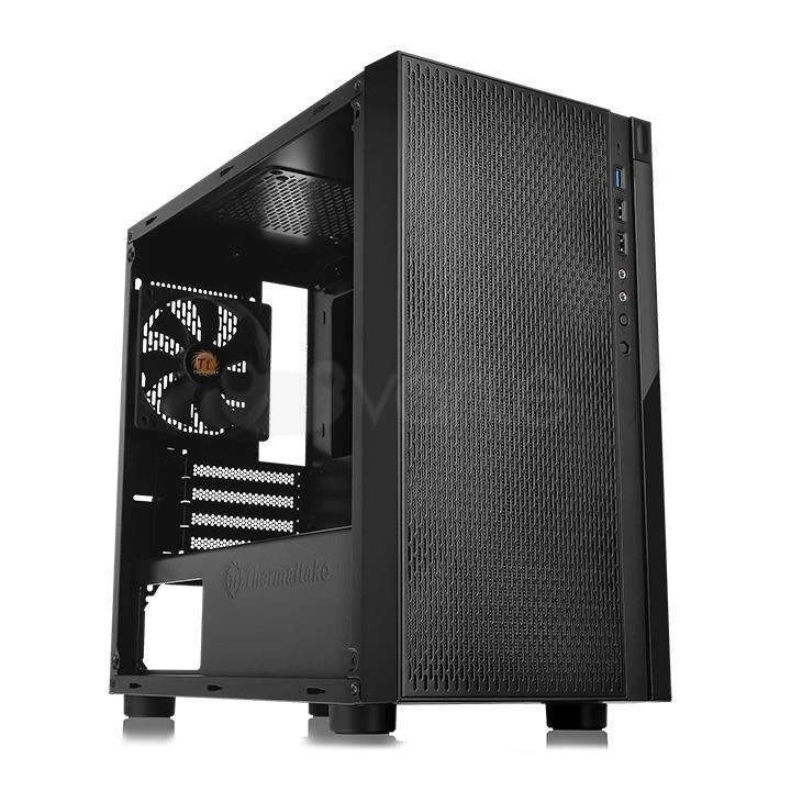 Housing Thermaltake Versa H18 Window CA-1J4-00S1WN-00 (Mini ITX, juodos spalvos)