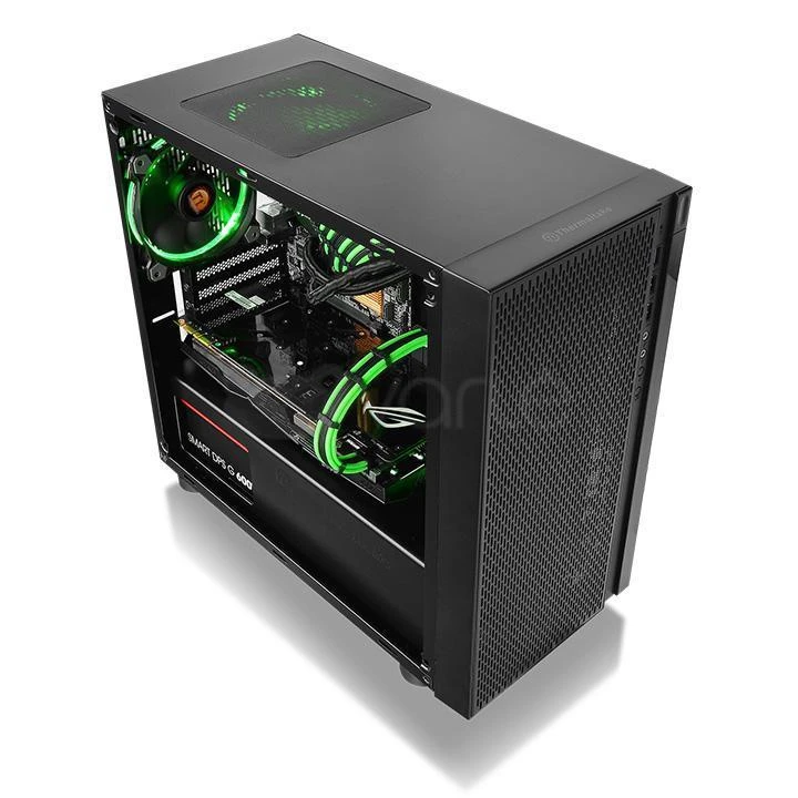 Housing Thermaltake Versa H18 Window CA-1J4-00S1WN-00 (Mini ITX, juodos spalvos)
