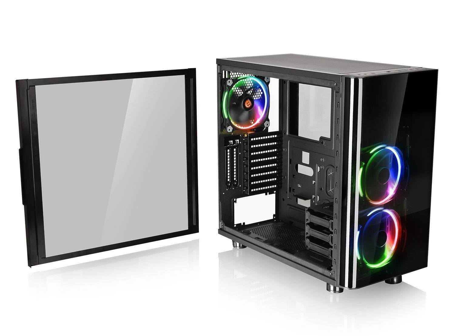 Korpusas Thermaltake View 31 USB3 Juodas Tempered Glass