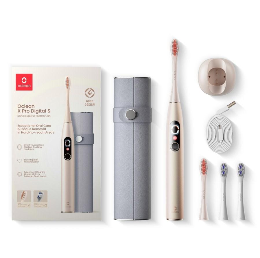 Oclean X Pro Digital S Elektrinis dantų šepetėlis, Rožinis