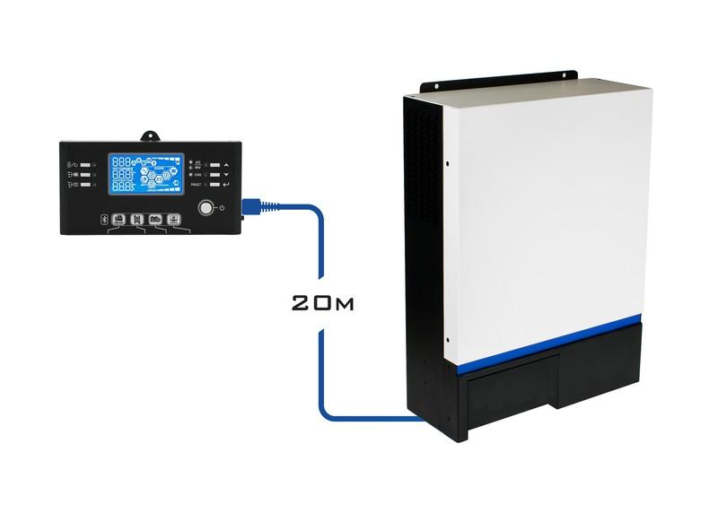 Hibridinis hibridinis saulės inverteris AZO Digital ESB 3KW-24