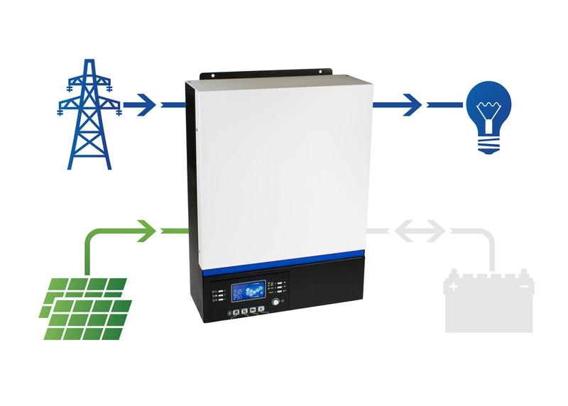 Hibridinis hibridinis saulės inverteris AZO Digital ESB 3KW-24