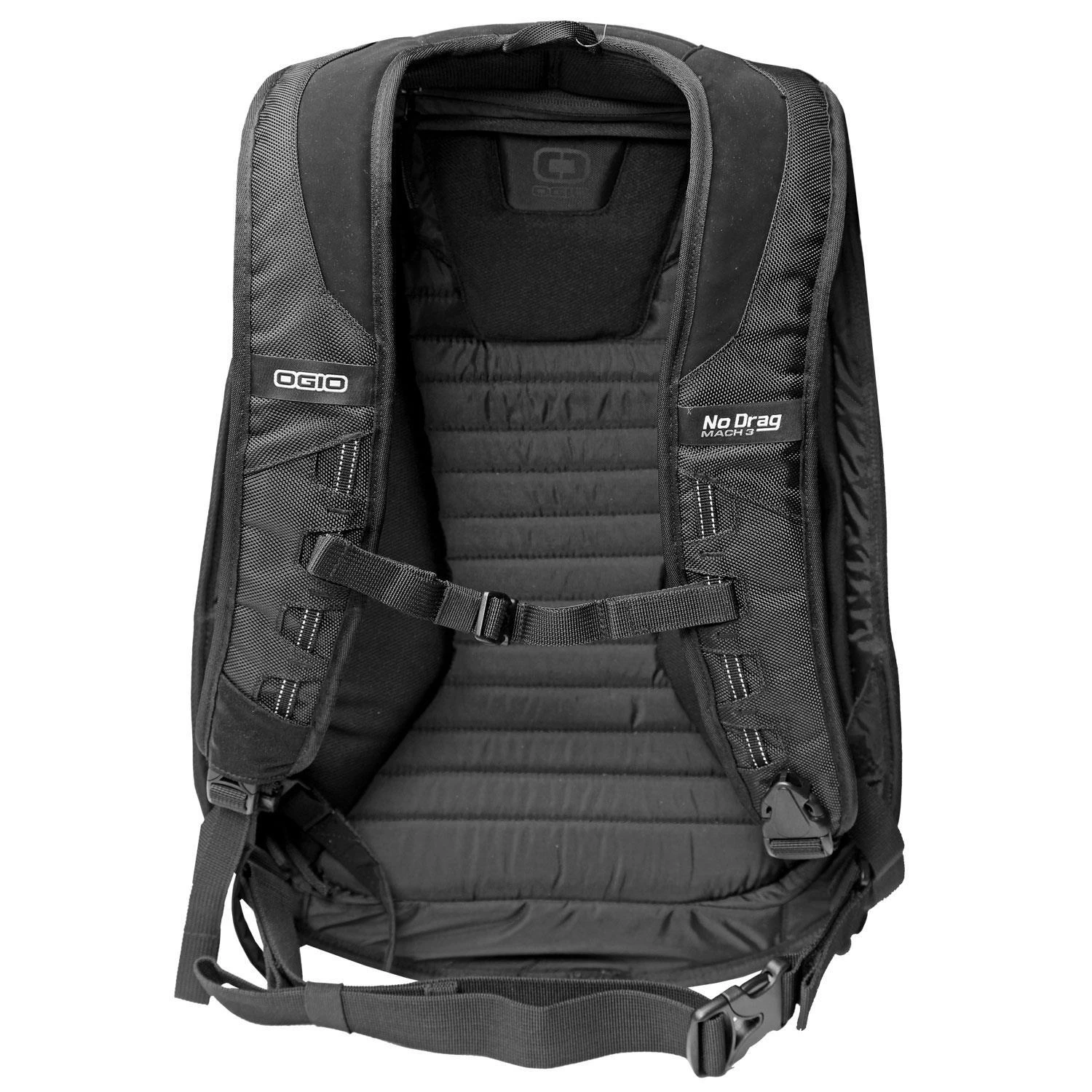 OGIO MOTORCYCLE BACKPACK NO DRAG MACH 3 Juodas P/N: 123007_36