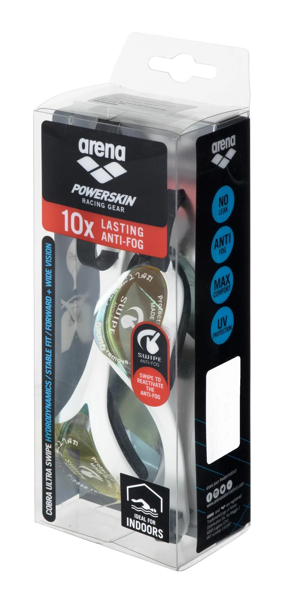 Arena Plaukimo akiniai Cobra UltraSwipe Mirror Ke-val