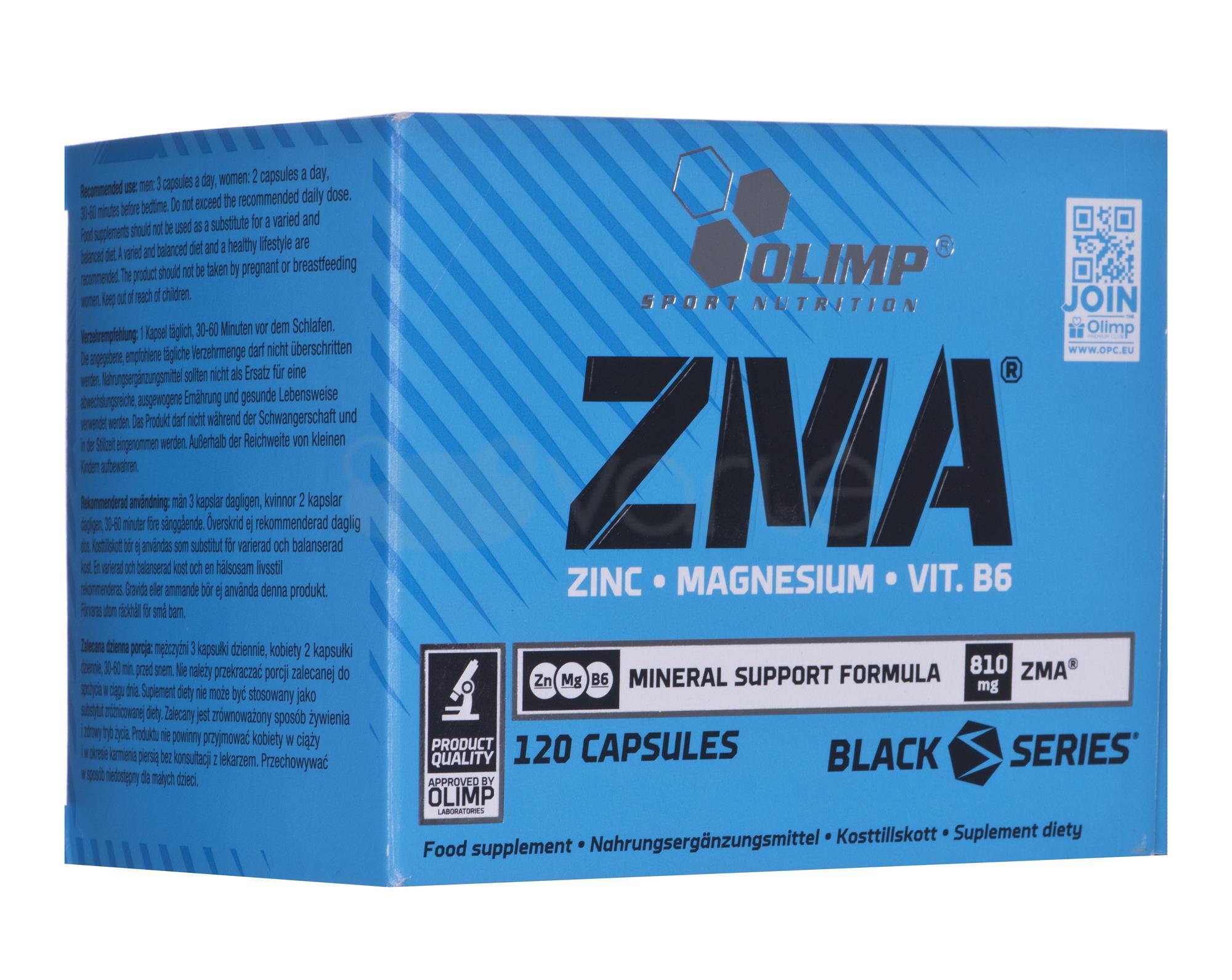 Olimp ZMA - 120 Kapsulių Maisto Papildas