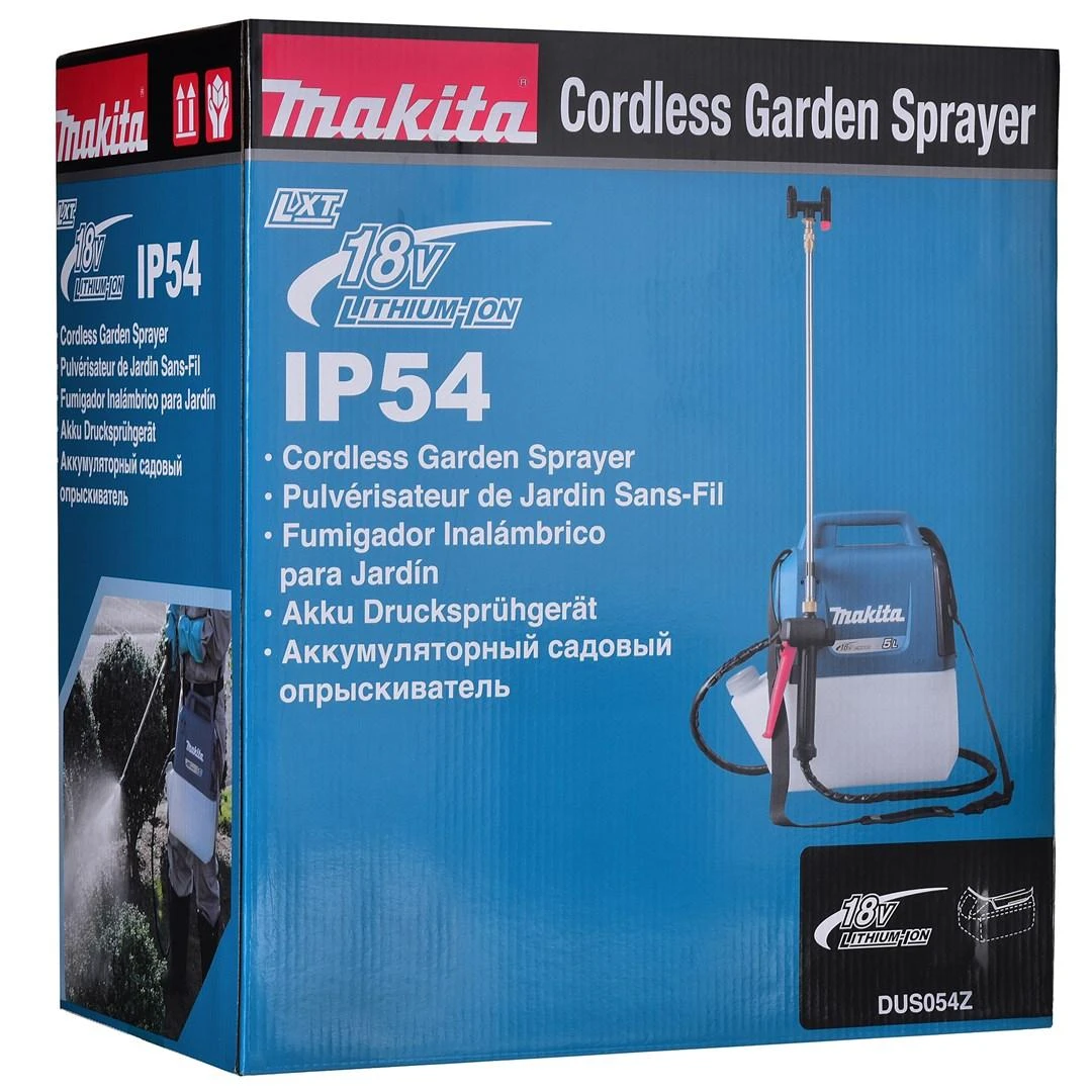 Makita akumuliatorinis sodo purkštuvas DUS054Z, 18V, 5 l, be akumuliatoriaus ir kroviklio