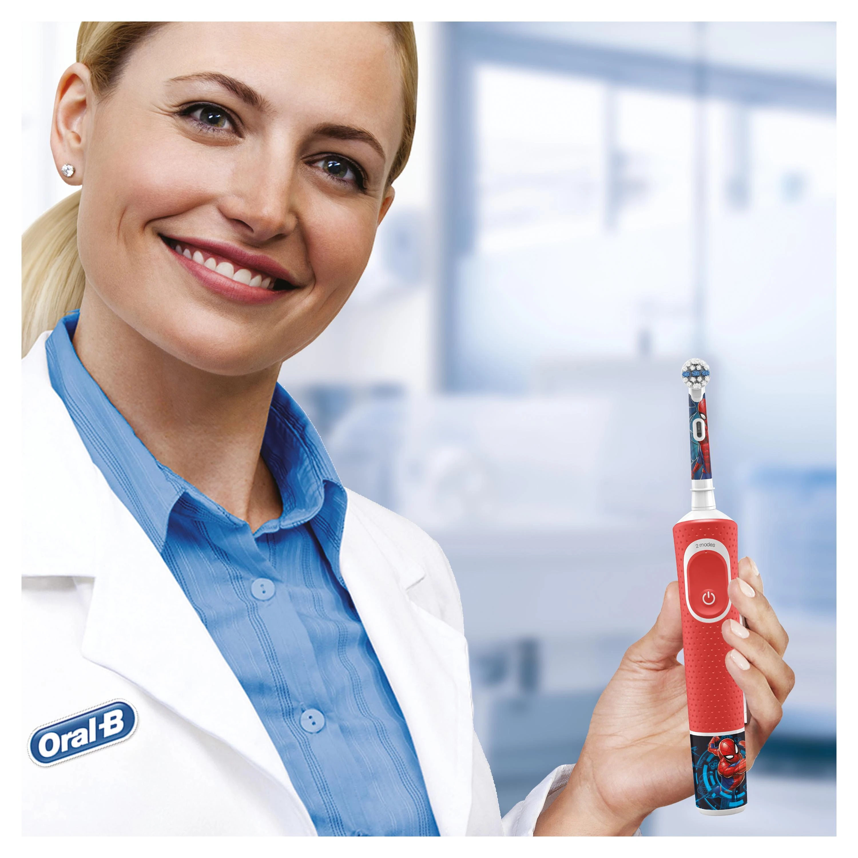 Elektrinis dantų šepetėlis ORAL-B BRAUN D100 SPIDERMAN