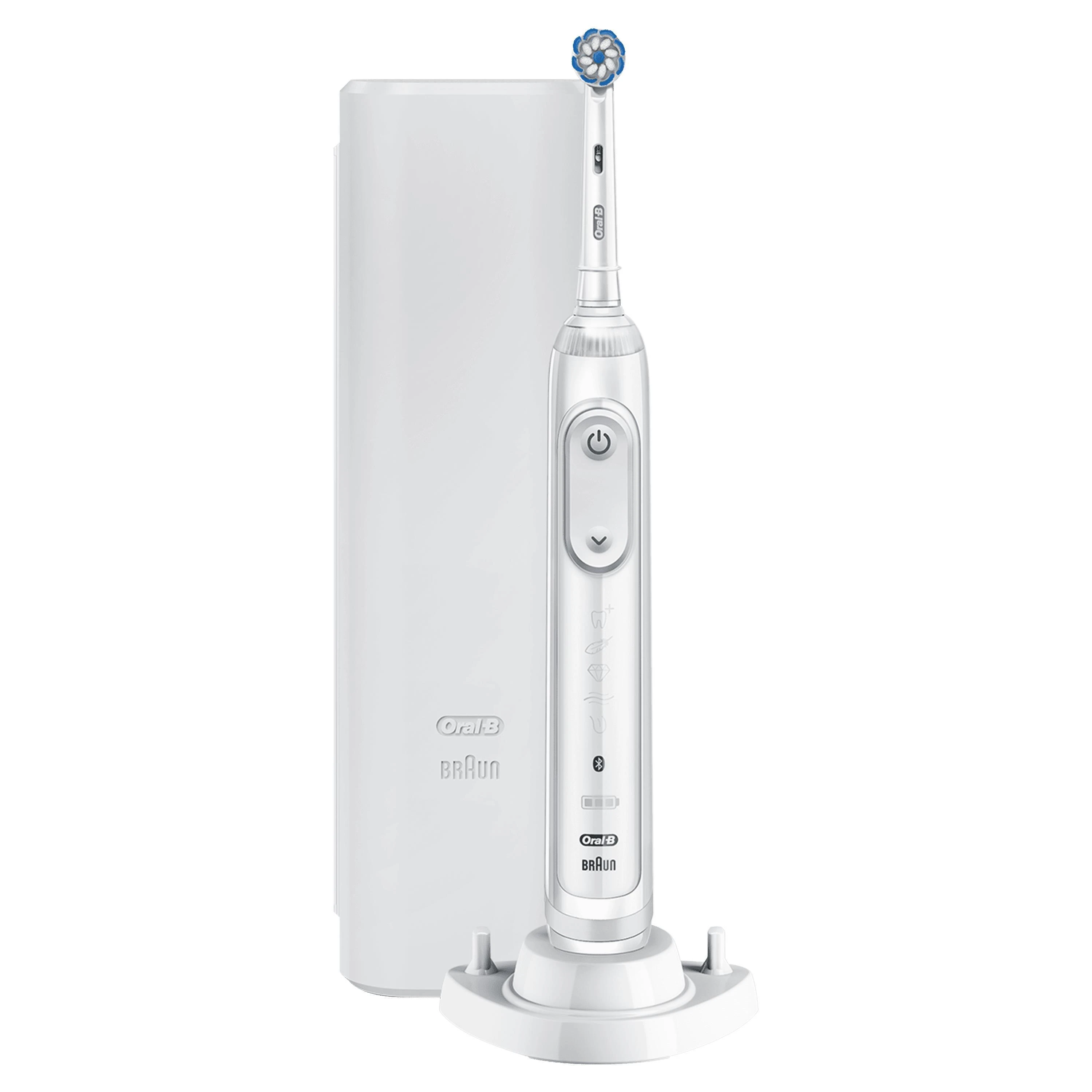 Oral-B Electric dantų šepetėlis Genius X 20100S Įkraunamas, Suaugusiems, Šepetėlių skaičius galvutės įeina 1, Number of teeth brushing modes 6, Sonic technology, Baltas