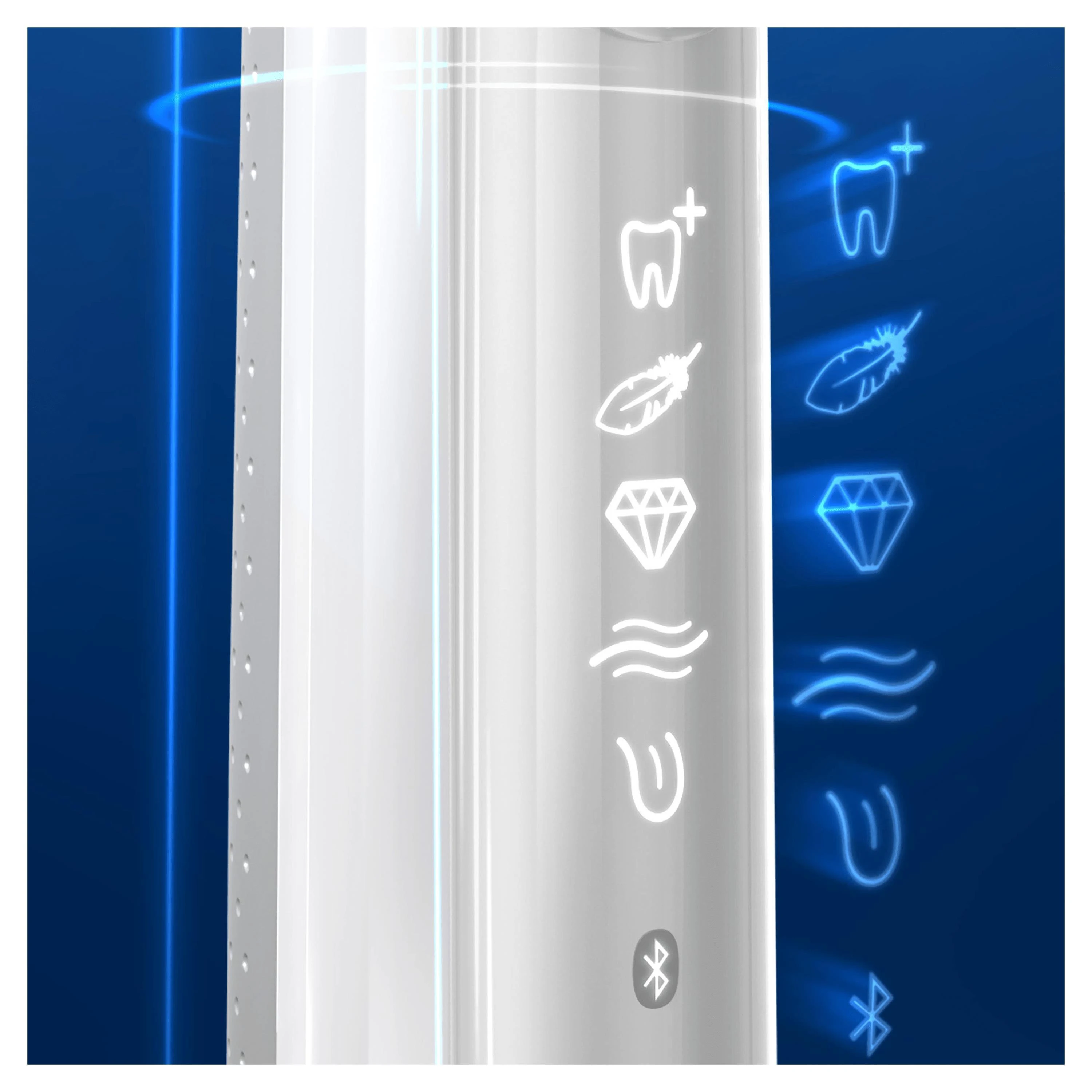 Oral-B Electric dantų šepetėlis Genius X 20100S Įkraunamas, Suaugusiems, Šepetėlių skaičius galvutės įeina 1, Number of teeth brushing modes 6, Sonic technology, Baltas