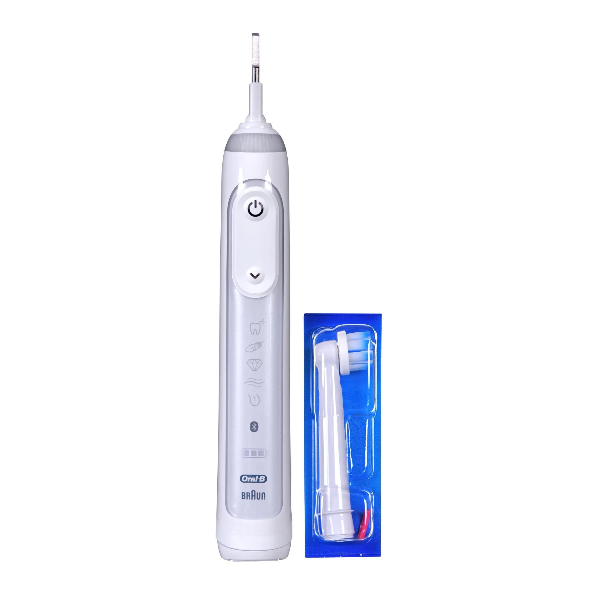 Oral-B Electric dantų šepetėlis Genius X 20100S Įkraunamas, Suaugusiems, Šepetėlių skaičius galvutės įeina 1, Number of teeth brushing modes 6, Sonic technology, Baltas