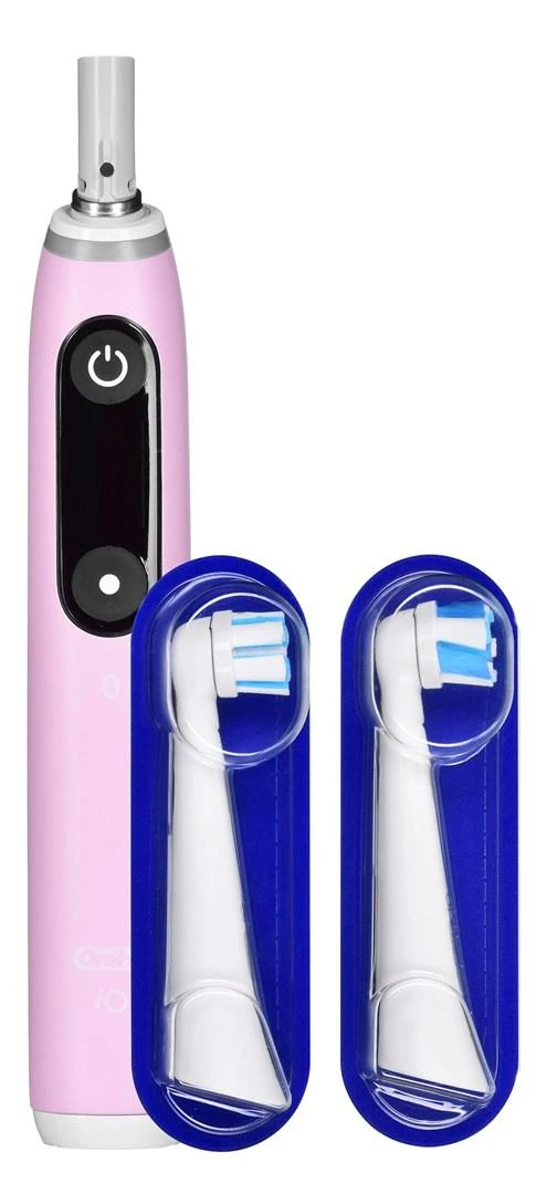 Oral-B Dantų šepetėlis + Travel Case | iO6 | Įkraunamas | Suaugusiems | Šepetėlių skaičius galvutės įeina 1 | Number of teeth brushing modes 5 | Rožinė