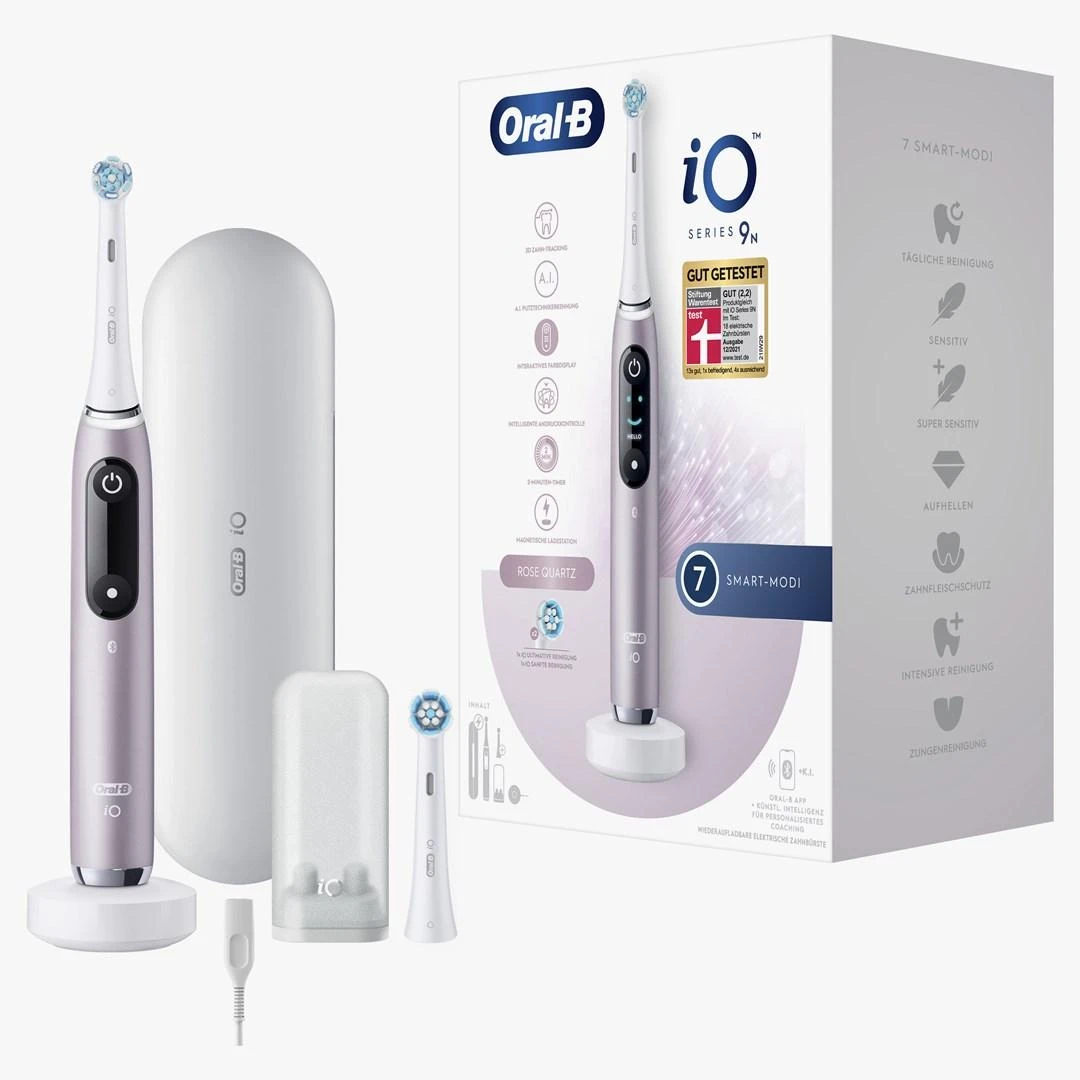 ORAL-B iO Series 9N Elektrinis dantų šepetėlis, rusvos spalvos aprašymas - Prekės nuotrauka