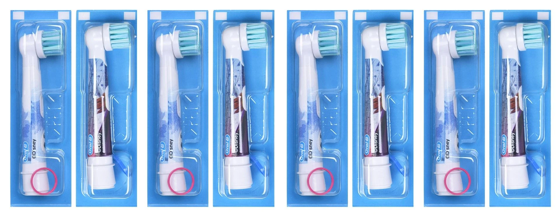 Braun „Oral B“ vaikams užšaldytos pakaitinės dantų šepetėlio galvutės, 8 vnt.