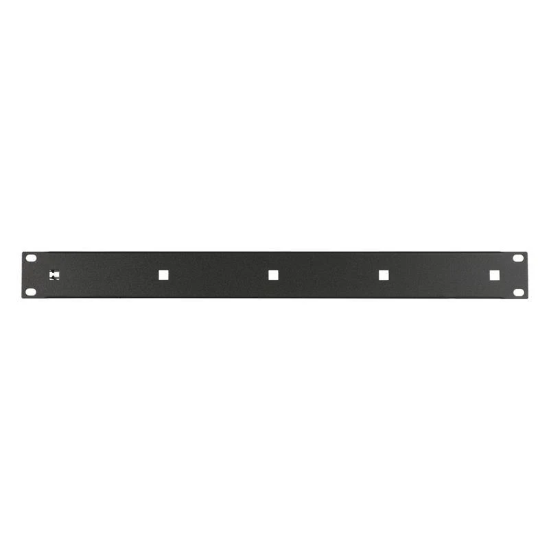 TRITON 19" įrišimo skydelis 1U 5x plastikinė rankena, juoda