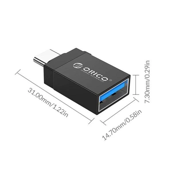 OTG adapteris ORICO CBT-UT01, USB3.0 Type-A – Type-C