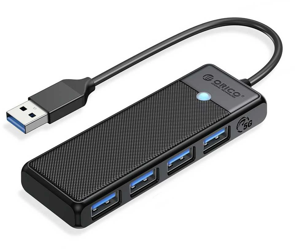 Adapteris Hub 4in1 Orico USB 3.0