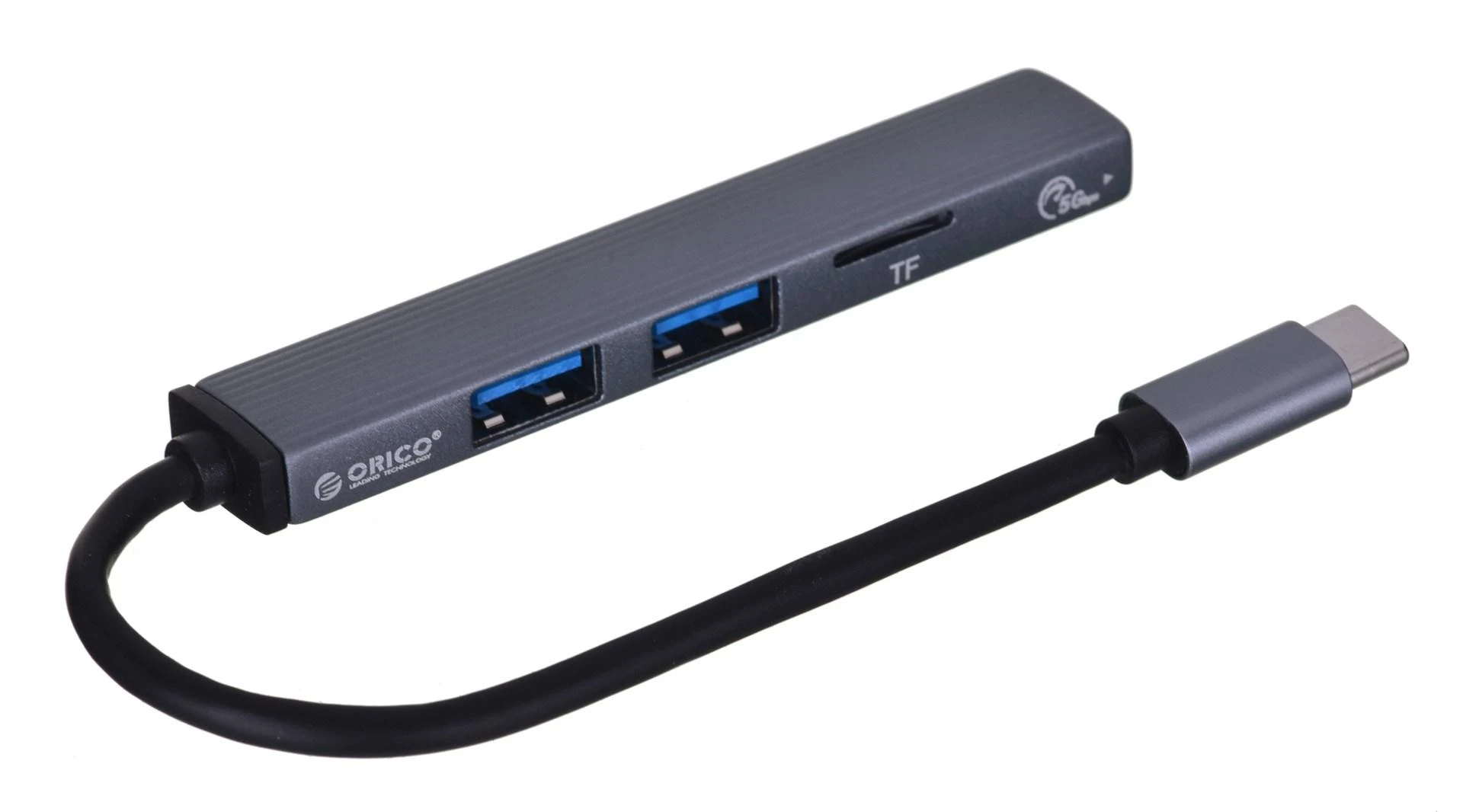ORICO USB-C daugiafunkcis šakotuvas su kortelių skaitytuvu