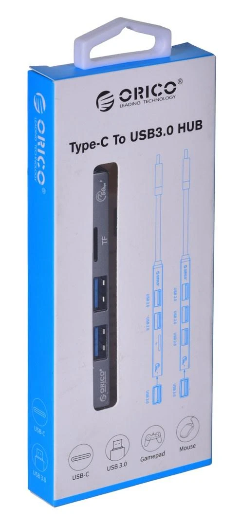 ORICO USB Type-C šakotuvas 2 x USB 2.0, 1 x USB 3.0 ir TF lizdo