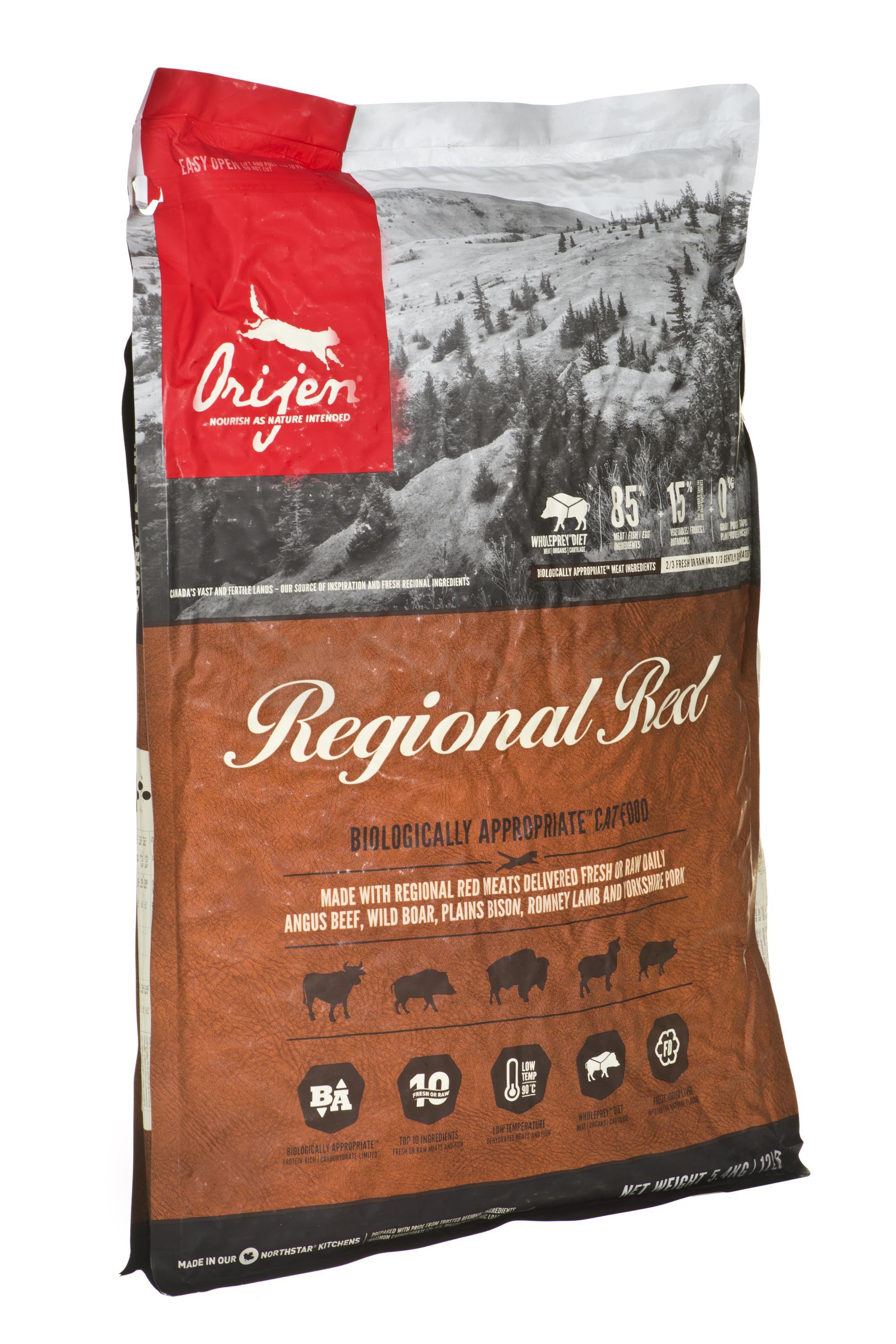 ORIJEN Cat Regional Raudona 5,4kg