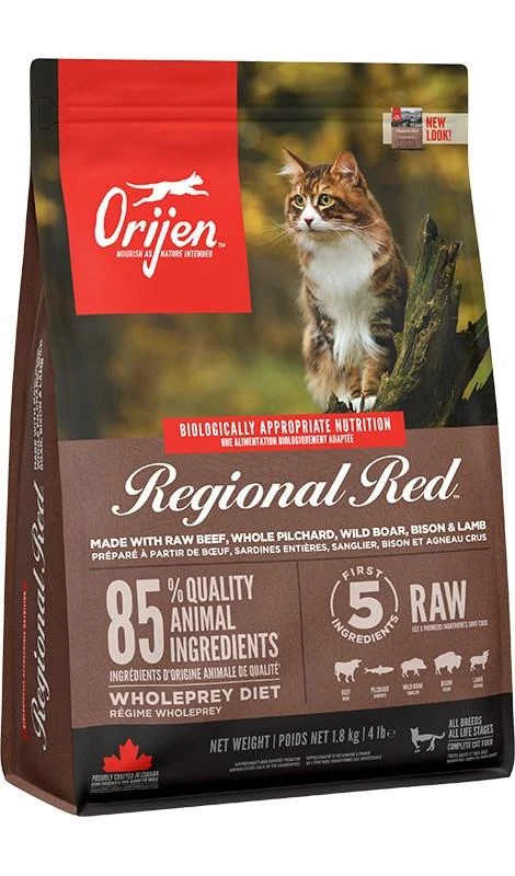 ORIJEN kačių ėdalas regioniniam raudonumui 1,8kg