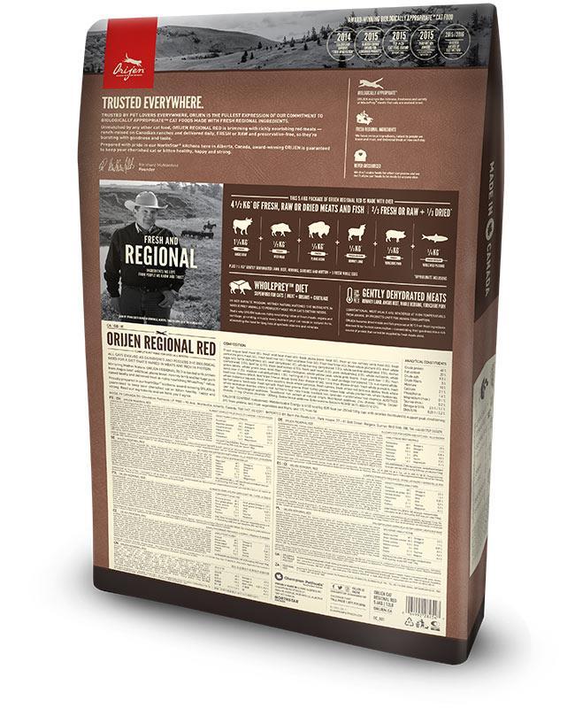 ORIJEN Cat Regional Raudona 5,4kg