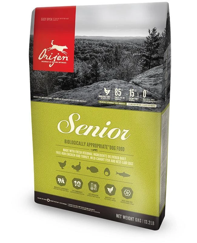 Orijen Senior Dog vištiena, žuvis, kalakutiena 6 kg