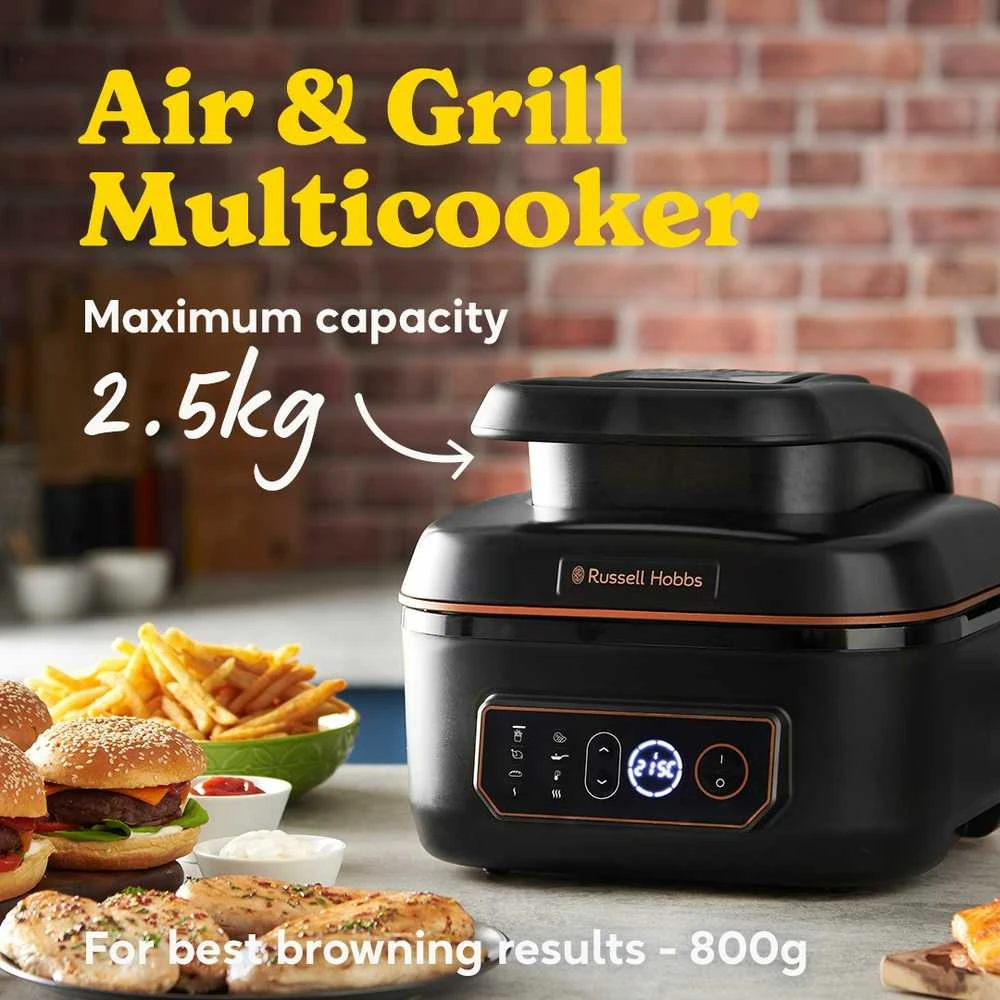 Karšto oro gruzdintuvė - Russell Hobbs SatisFry 5.5L 1745W Juodas