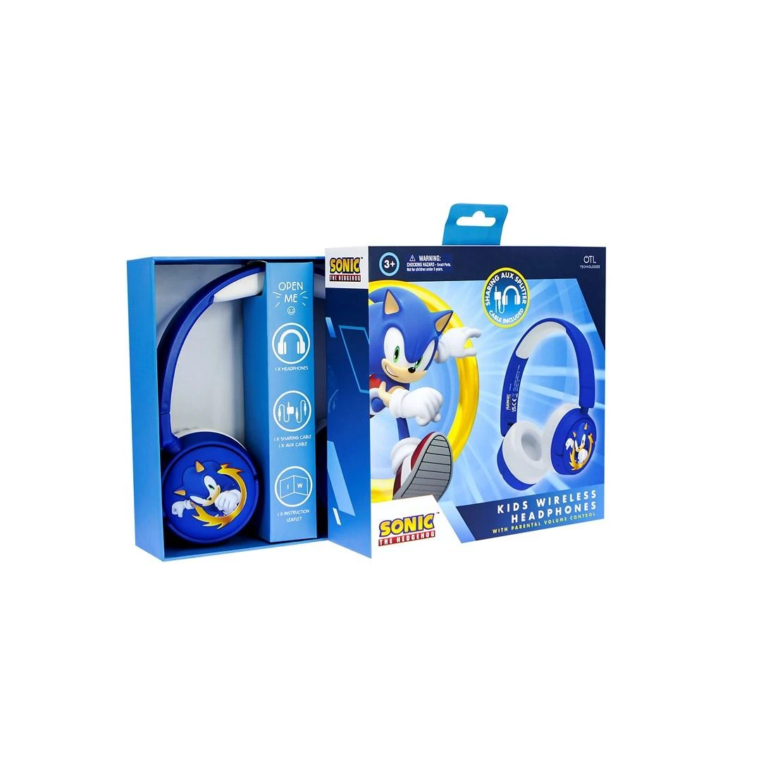 OTL Technologies SEGA Sonic the Hedgehog belaidės ausinės vaikams