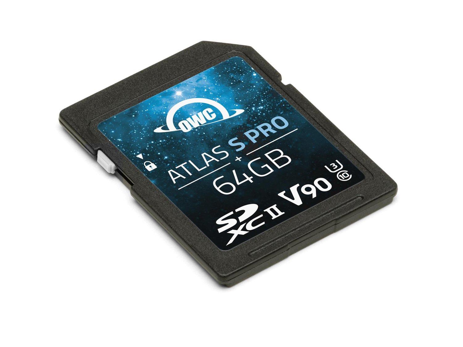 Atminties kortelė OWC SDXC Atlas S Pro 64GB UHS-II V90 290/276 MB/s