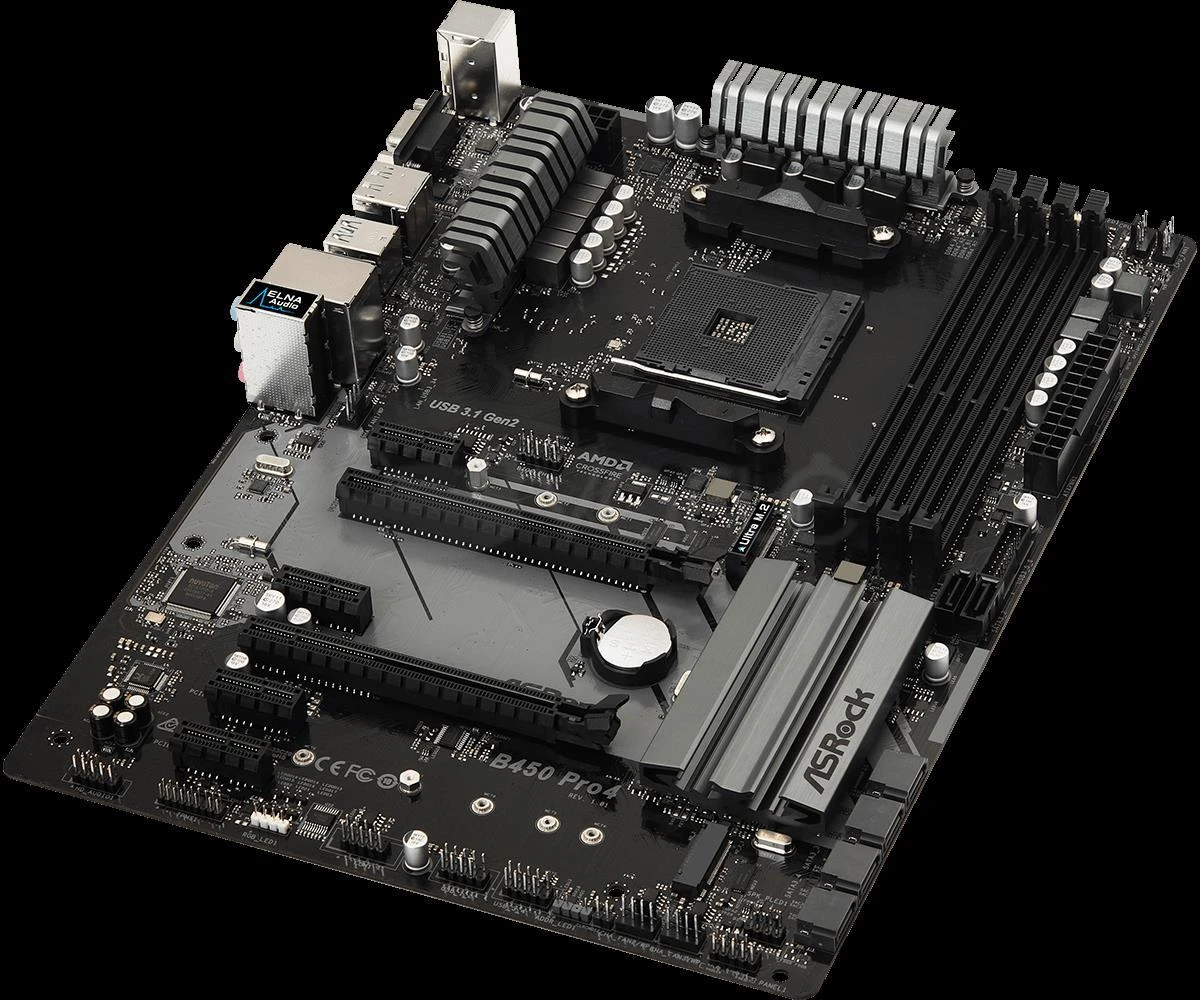 Pagrindinė plokštė ASROCK B450 Pro4