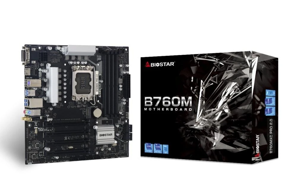 BIOSTAR B760MXC PRO 2.0 pagrindinė plokštė