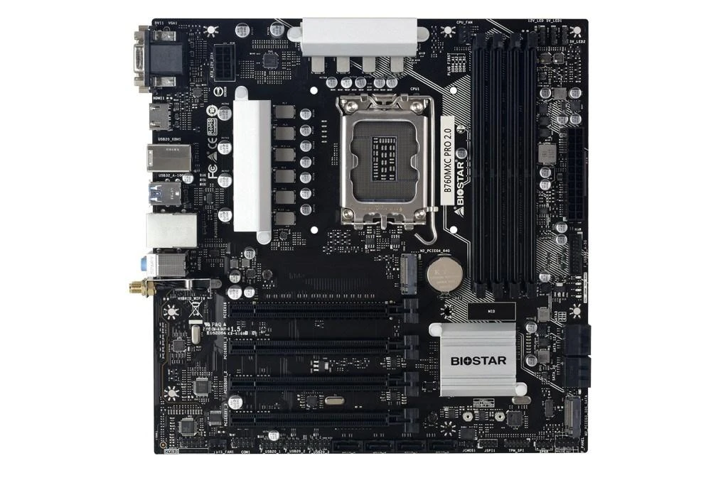 BIOSTAR B760MXC PRO 2.0 pagrindinė plokštė