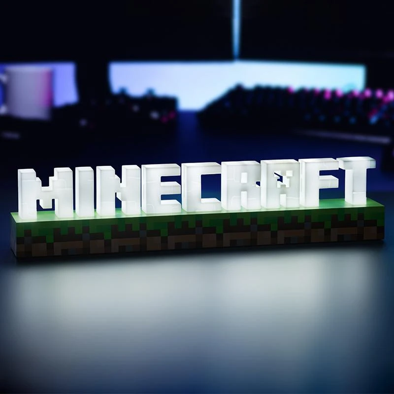 Paladone Minecraft Logo lempa