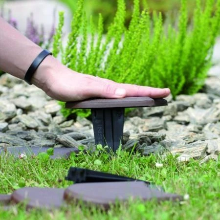 Prosperplast plokščia tvoros klojimo kraštinė juosta 3,8 m ruda