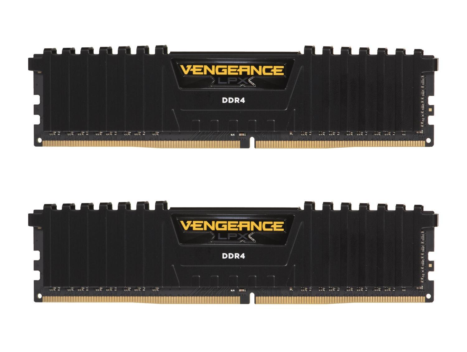 Corsair Vengeance LPX 16GB (2x8GB) DDR4 DRAM 2400MHz C16 Juodas