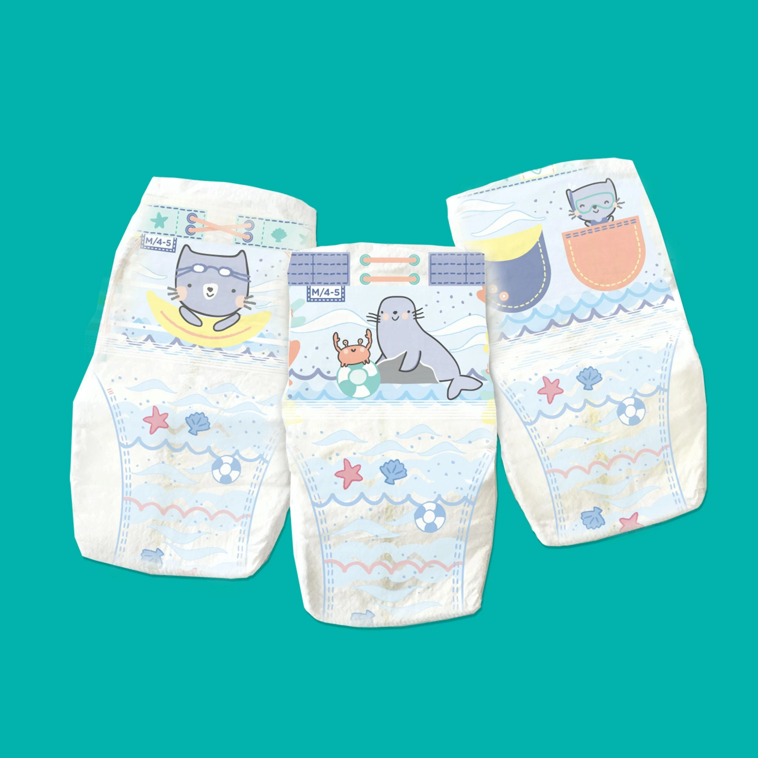 Sauskelnės PAMPERS Pants Splashers, 4 dydis 9 - 15 kg, 11 vnt.