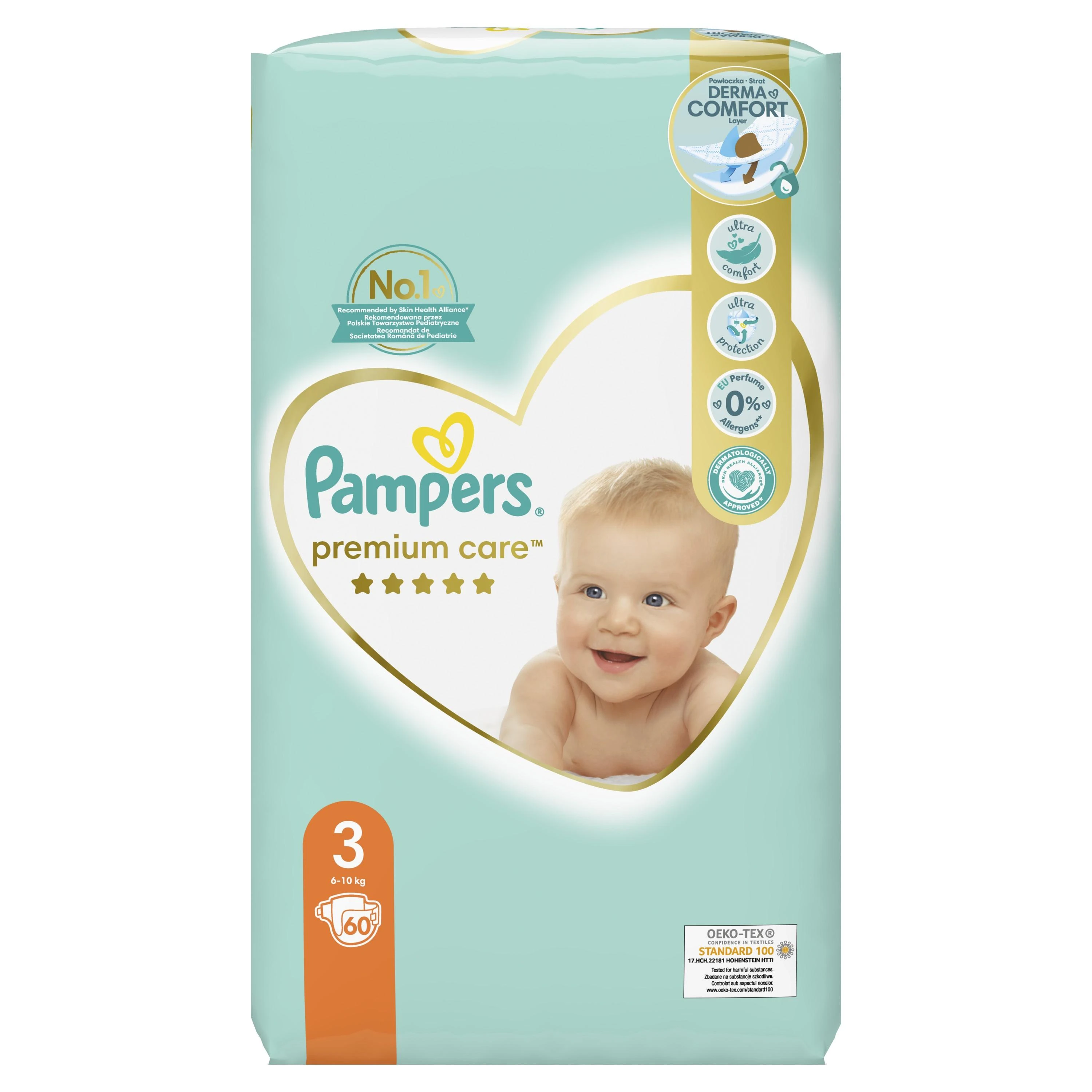 Pampers Premium Care 3 60 vnt